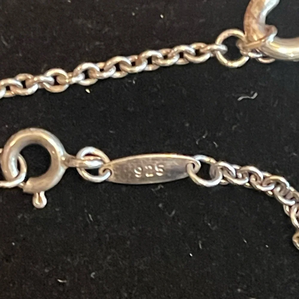 Authentic Tiffany & Co silver .925 Elsa Peretti Open Heart Bracelet EUC - Picture 3 of 5